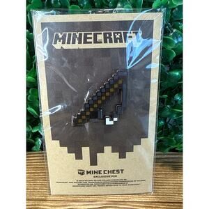 New MineCraft Mine Chest Exclusive Pin Great Gift For A Gamer Collector